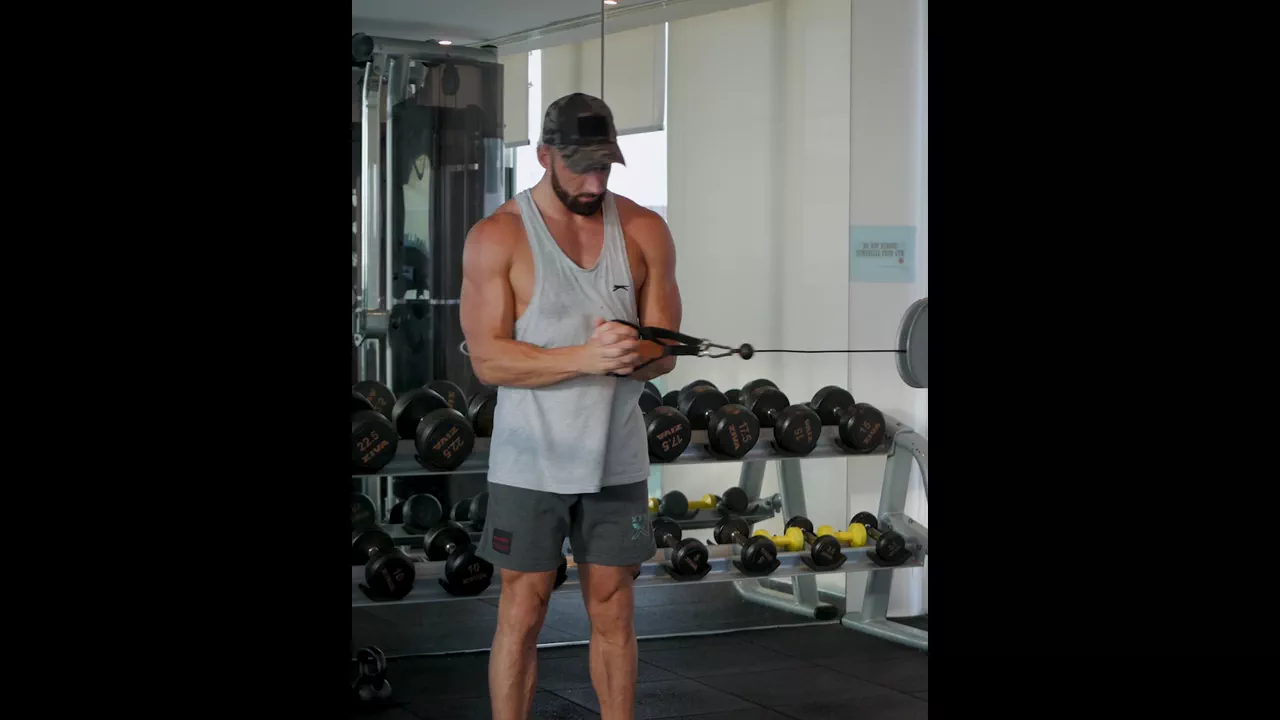 Cable Russian Twist exercise