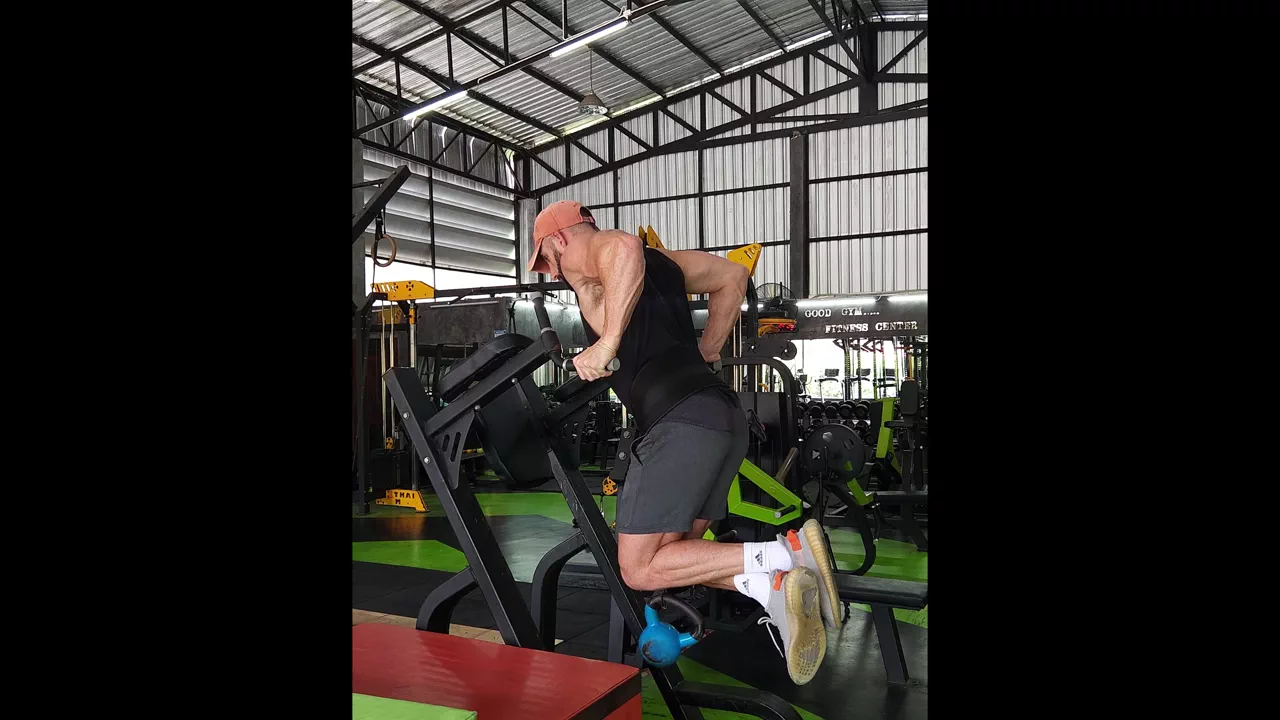 Weighted Dip exercise