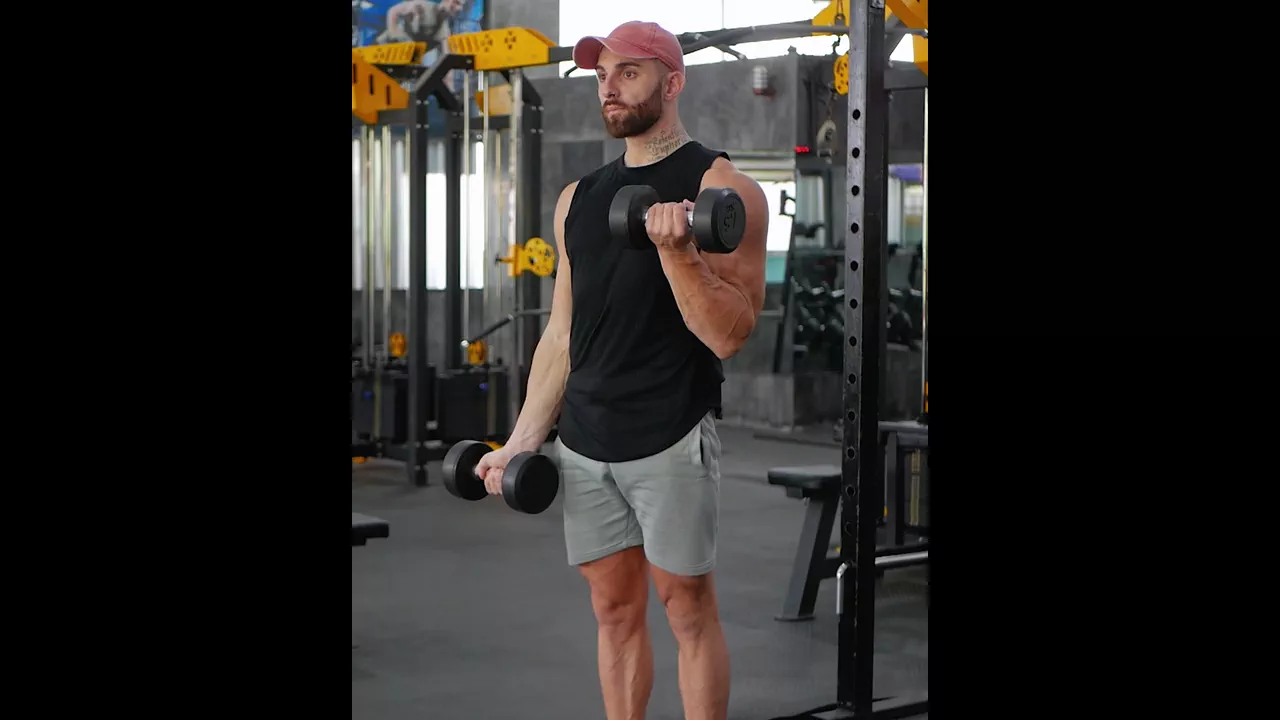 Dumbbell Alternating Curl exercise