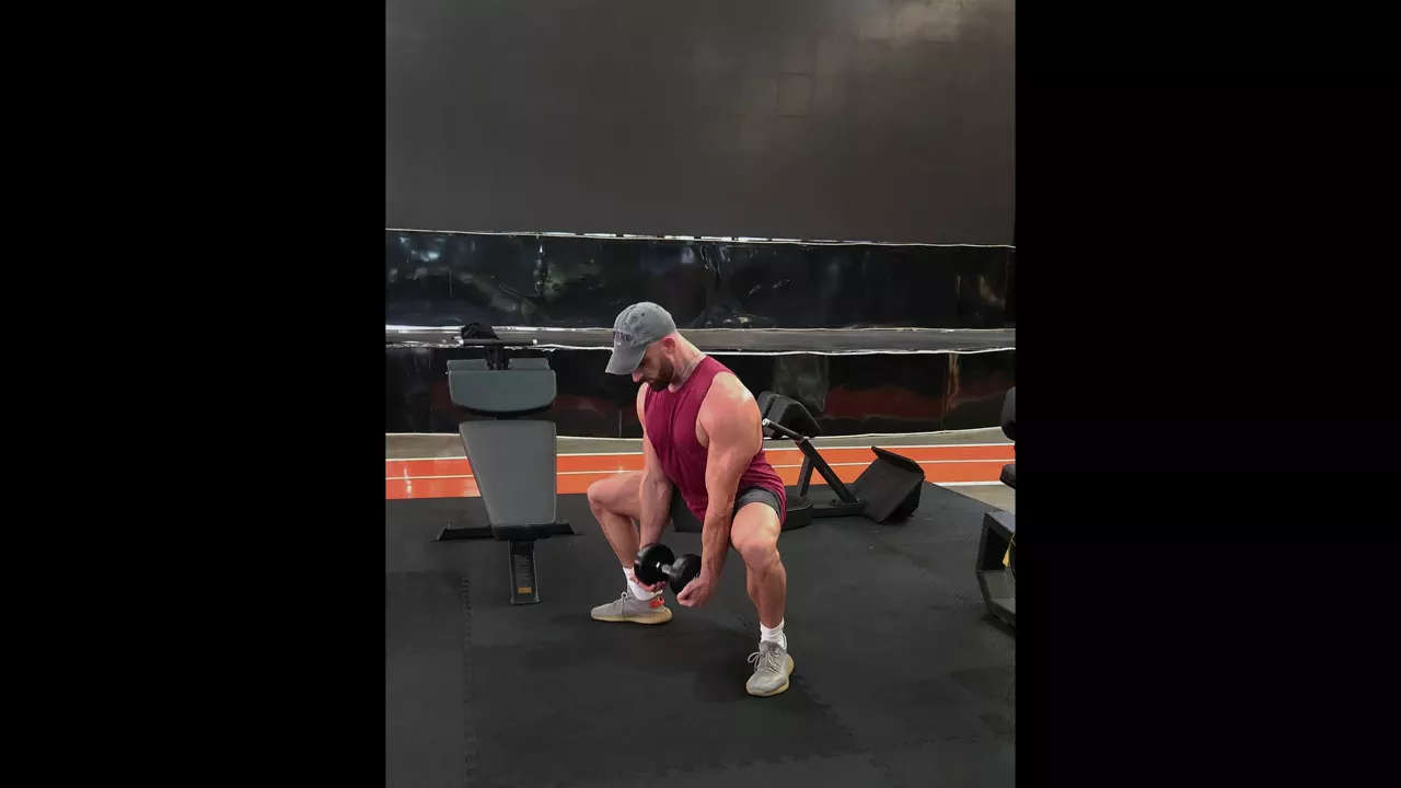 Dumbbell Sumo Squat exercise