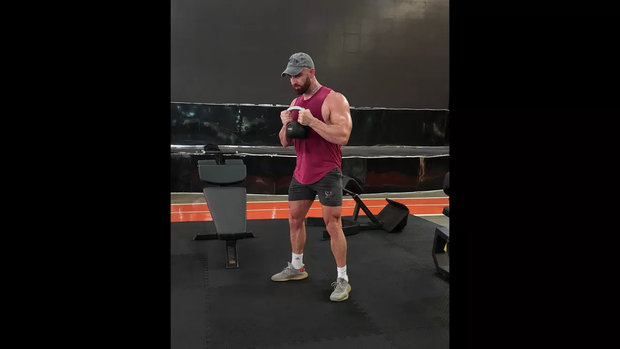 Kettlebell Goblet Squat exercise