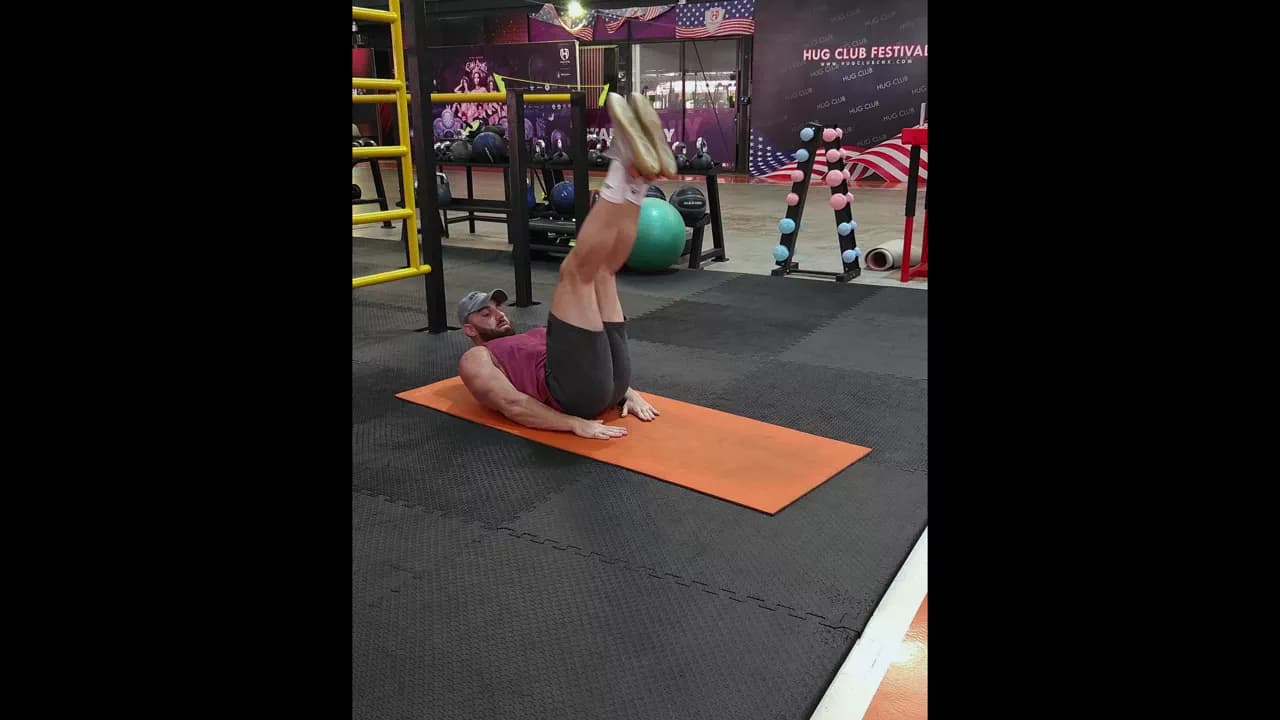 Lying Leg Raise exercise