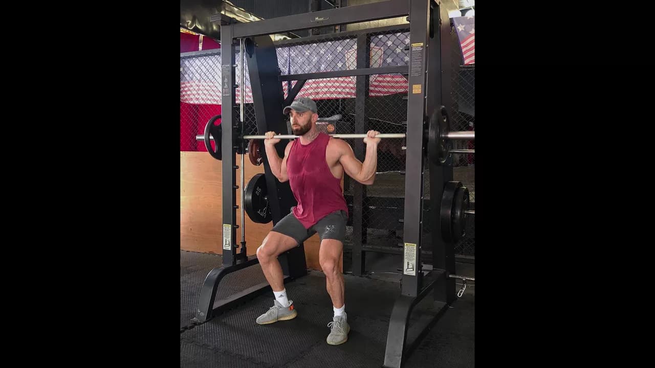 Smith Machine Squat exercise