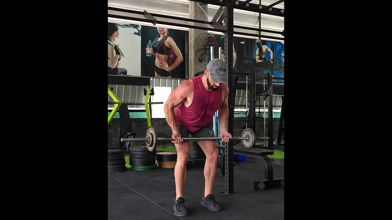 Barbell Underhand Grip Bent Over Row exercise